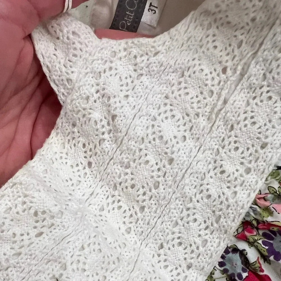 Petit Confection Crochet Top Floral Sundress - Picture 6 of 7